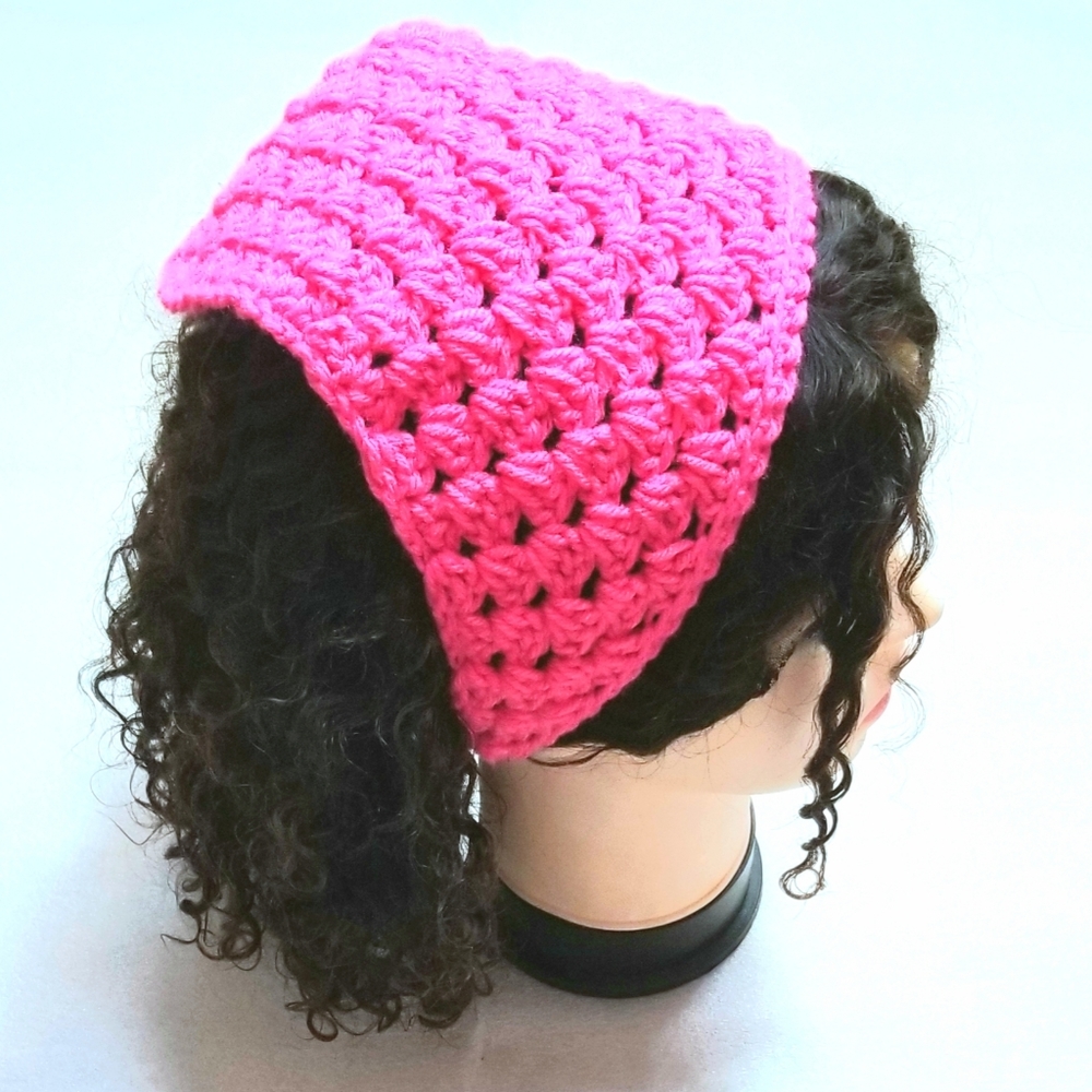 Beautiful Handmade Crotcheted Bandana